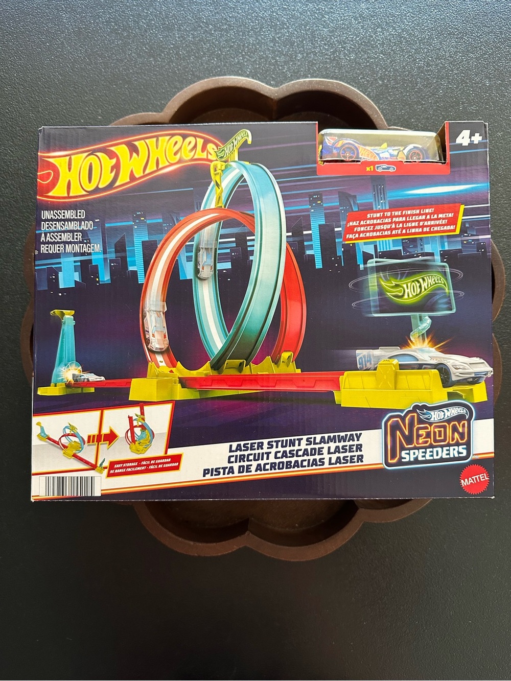 Hot Wheels ~ Laser Stunt Slamway Playset